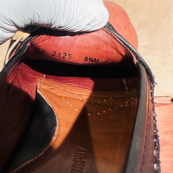 Johnston & Murphy Croc Design Loafers. - Picture 6 of 14